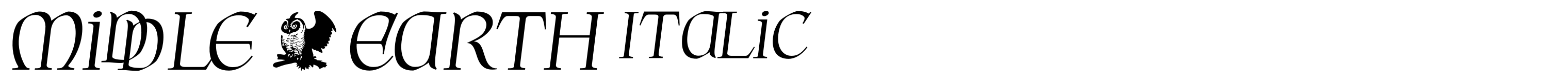 Middle Earth Italic